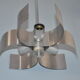 Brushed aluminum hanging 70s