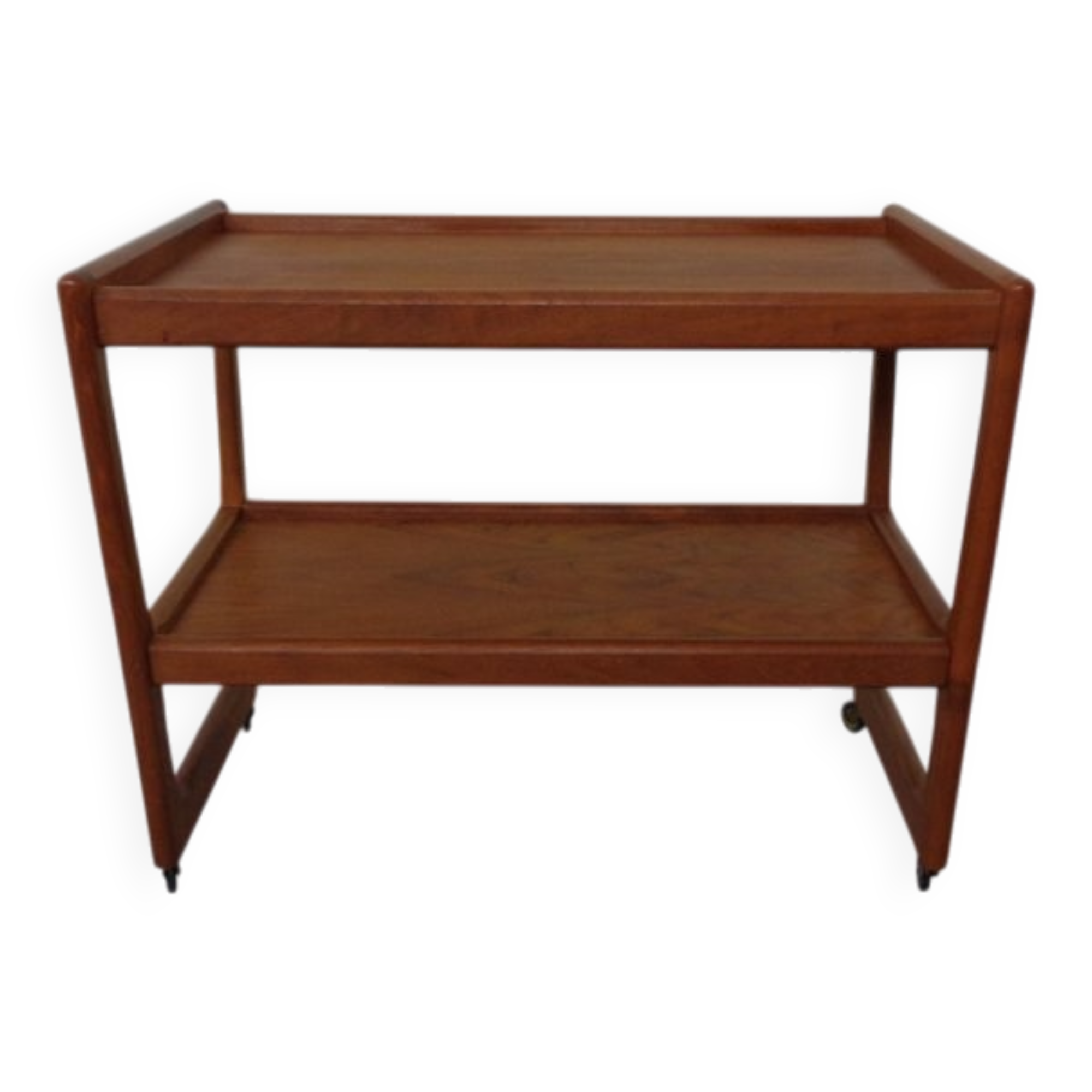 Teak Bar Cart by Holger Georg Jensen for Kubus, Denmark, 1960s