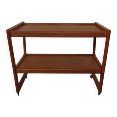 Teak Bar Cart by Holger Georg Jensen for Kubus, Denmark, 1960s