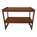 Teak Bar Cart by Holger Georg Jensen for Kubus, Denmark, 1960s