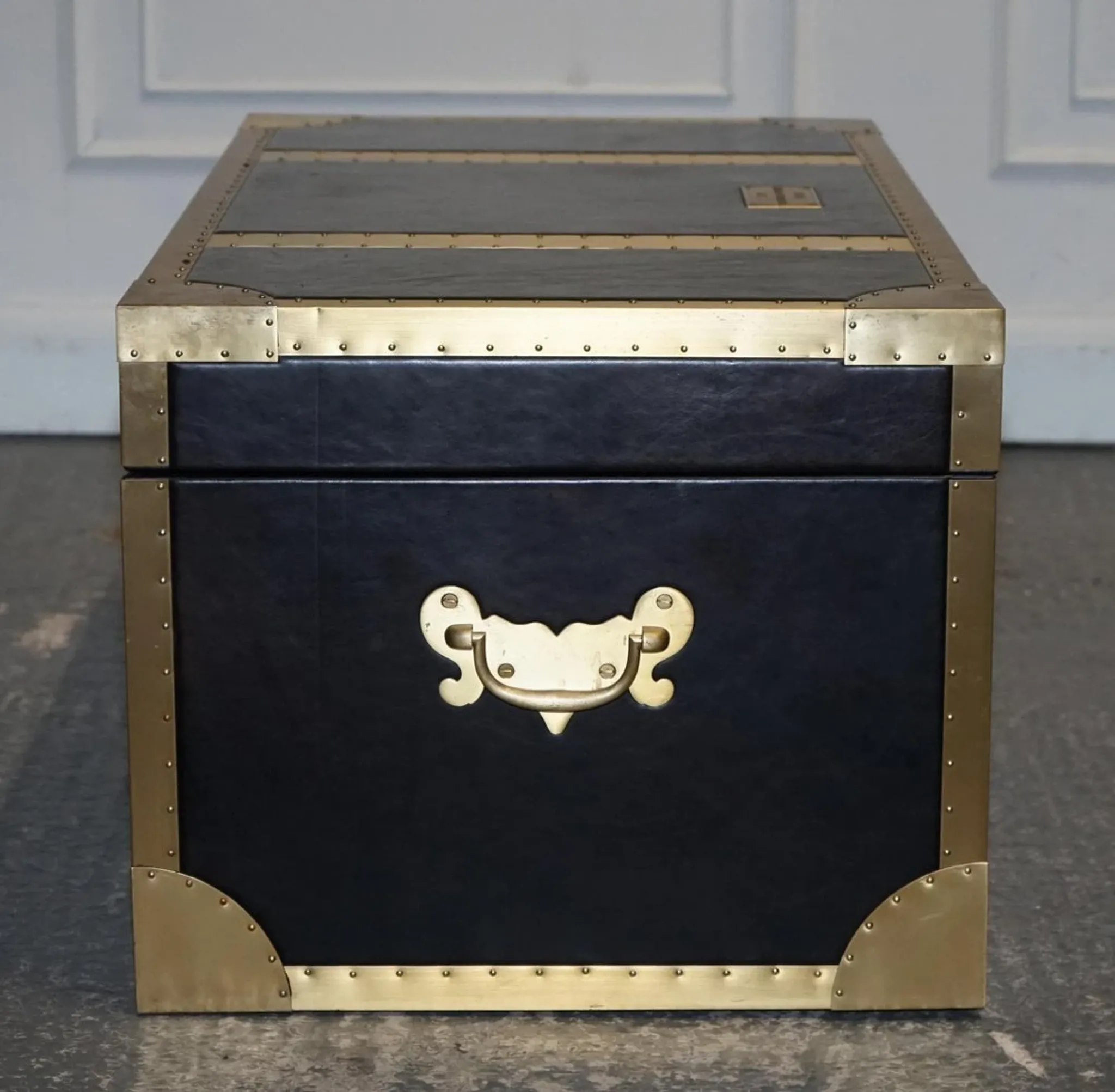Cumberland Storage Chest with Red Velvet Lining by Timothy Oulton