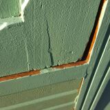 Vintage parisian wooden slip-up