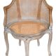 Office chair known as "couillard" in Louis XV style