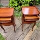 Pair of Louis XV bedside tables in cherry wood.