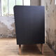 Black and wood vintage dresser