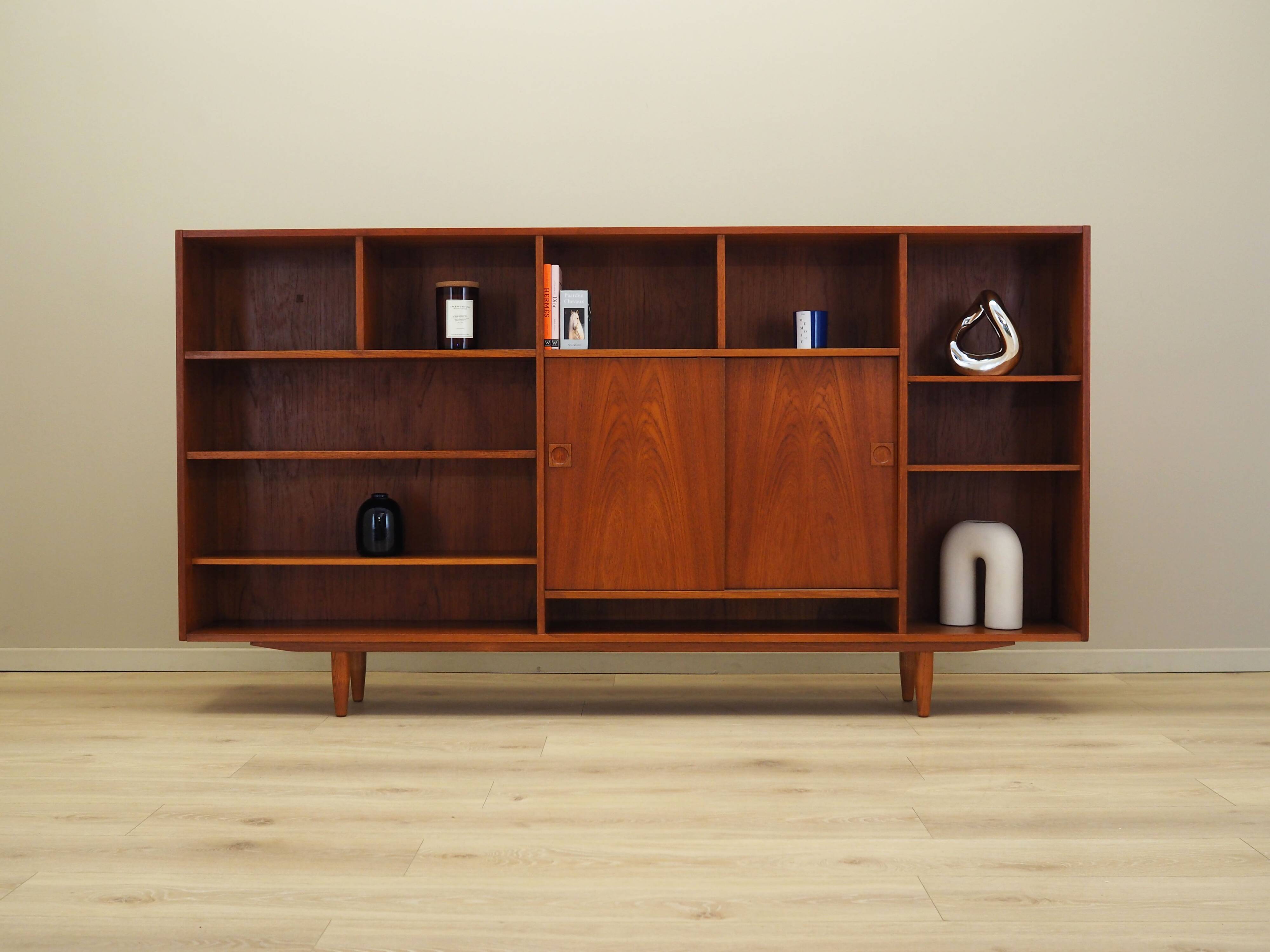 Teak bookcase, Danish design, 1970s, production: Denmark