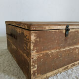 Old wooden trunk