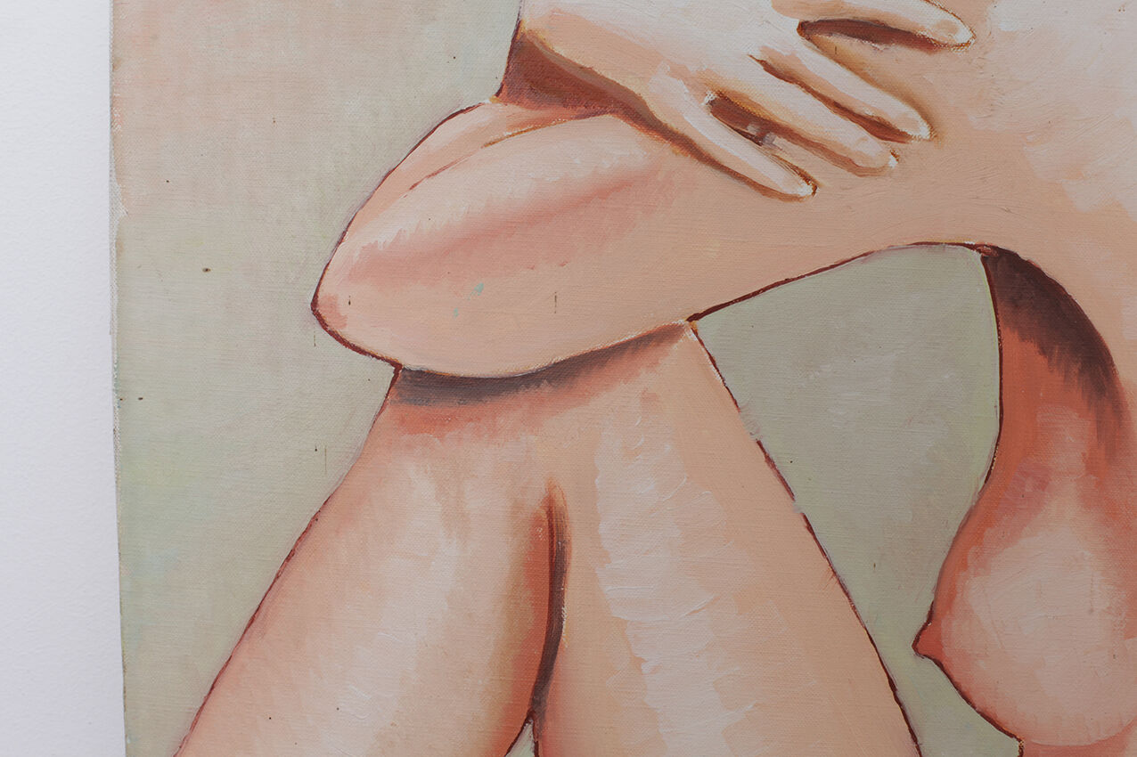 Female nude oil on canvas