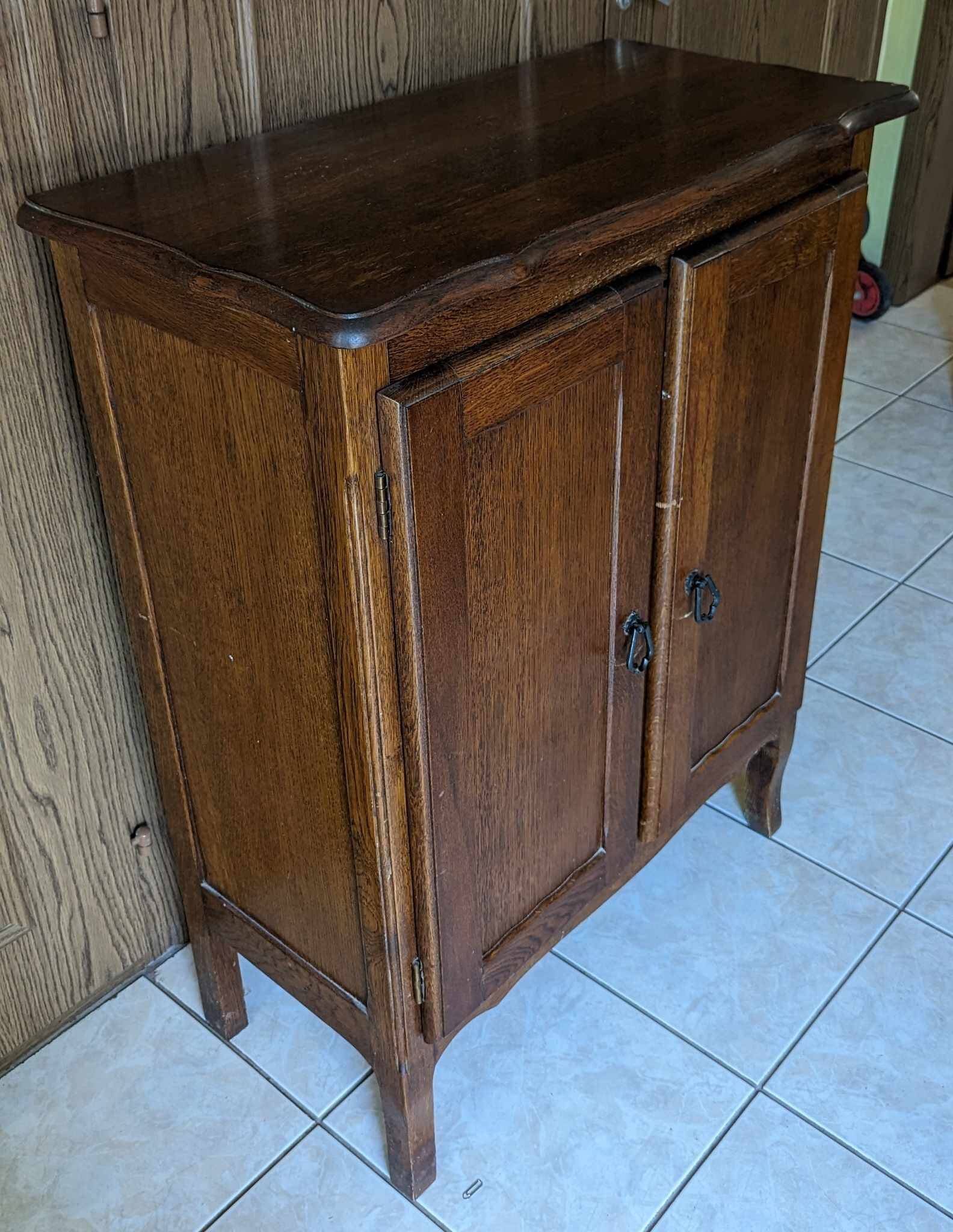 Vintage shoe cabinet