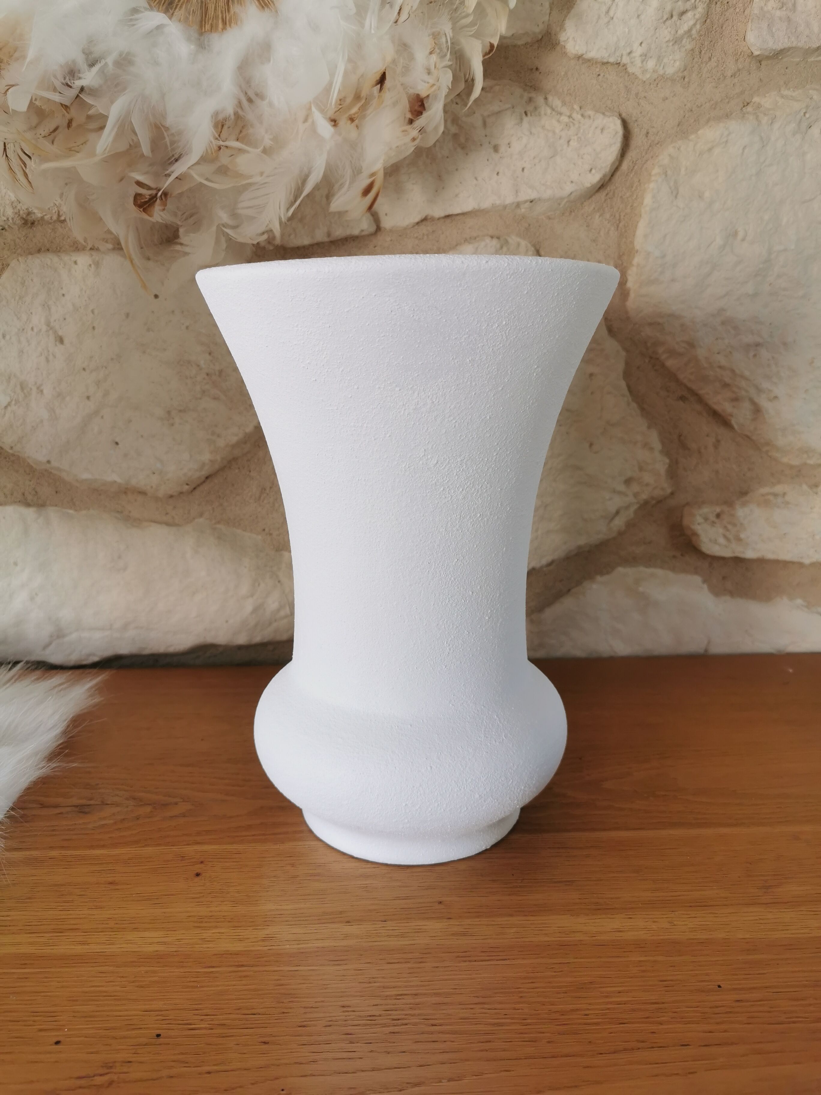 Vase blanc original