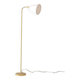 Scandinavian vintage gold floor lamp