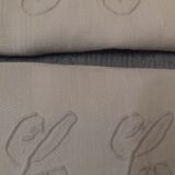 tablecloth and 6 damask cotton towels. CC monogram