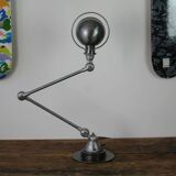 Lampe Jielde industriel Jean Louis Domecq 2 bras vernis brillant
