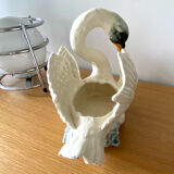 Ceramic Swan Cache Antique Pot Design Slip Empty Antique Pocket
