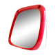 Miroir space age en plastique rouge vintage