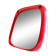 Miroir space age en plastique rouge vintage