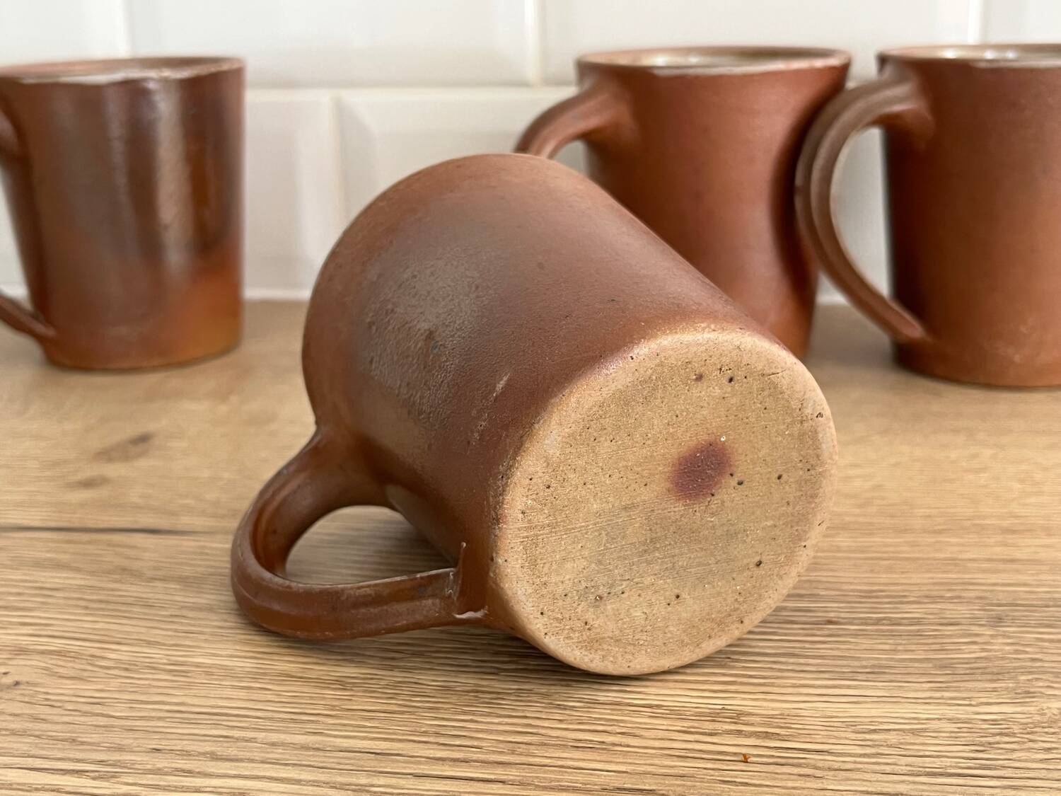 Lot de 4 tasses artisanale en céramique