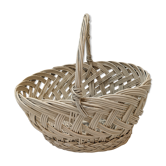Old vintage basket white