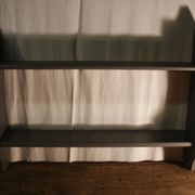Grey-redesigned wood shelf