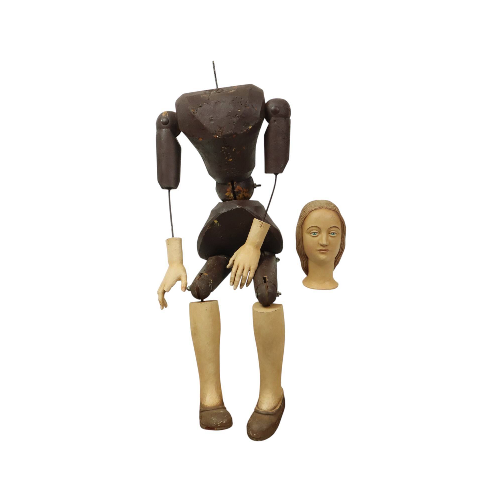 Large Vintage Santos Pop Lay Figure Mannequin 20th Century