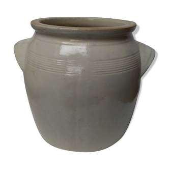 Glazed sandstone pot