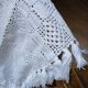 Antique crochet bedspread/plaid