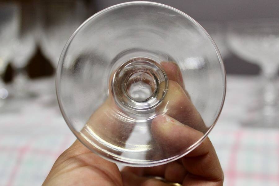 Crystal glass service Saint Louis Model MASSENET 54 pieces