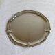 Vintage silver-plated serving tray - Bistro style