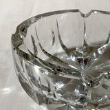 Large Saint Louis crystal ashtray or pocket emptier, ambassador model