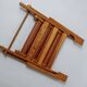 Vintage folding teak chair for children