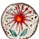 Vintage ceramic catchall dish from Vallauris, 1960s, floral.