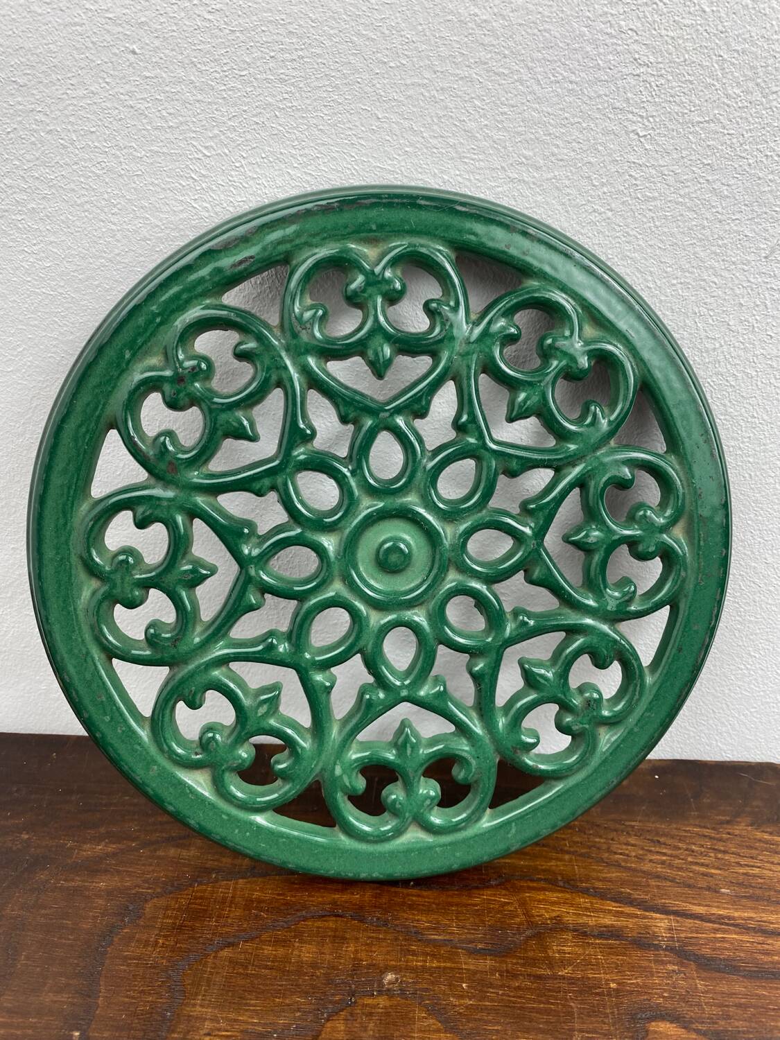 Old cast iron trivet