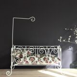 Wrought iron doll bed