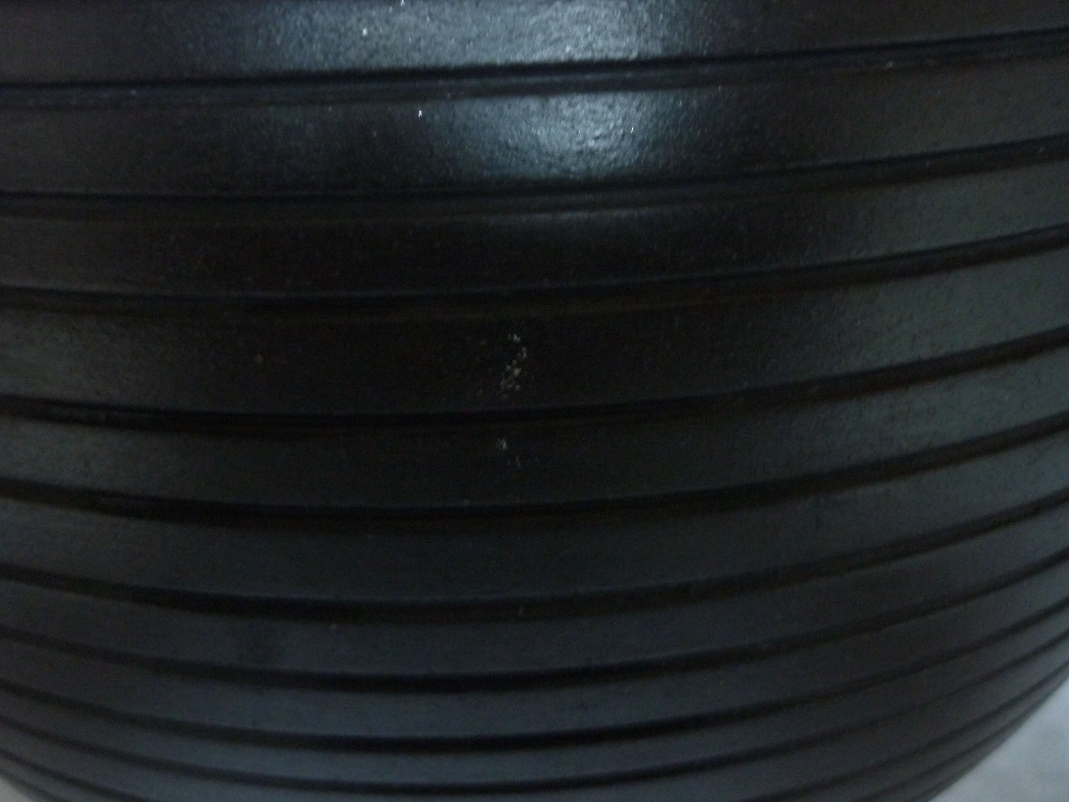 Romania black vintage ceramic vase