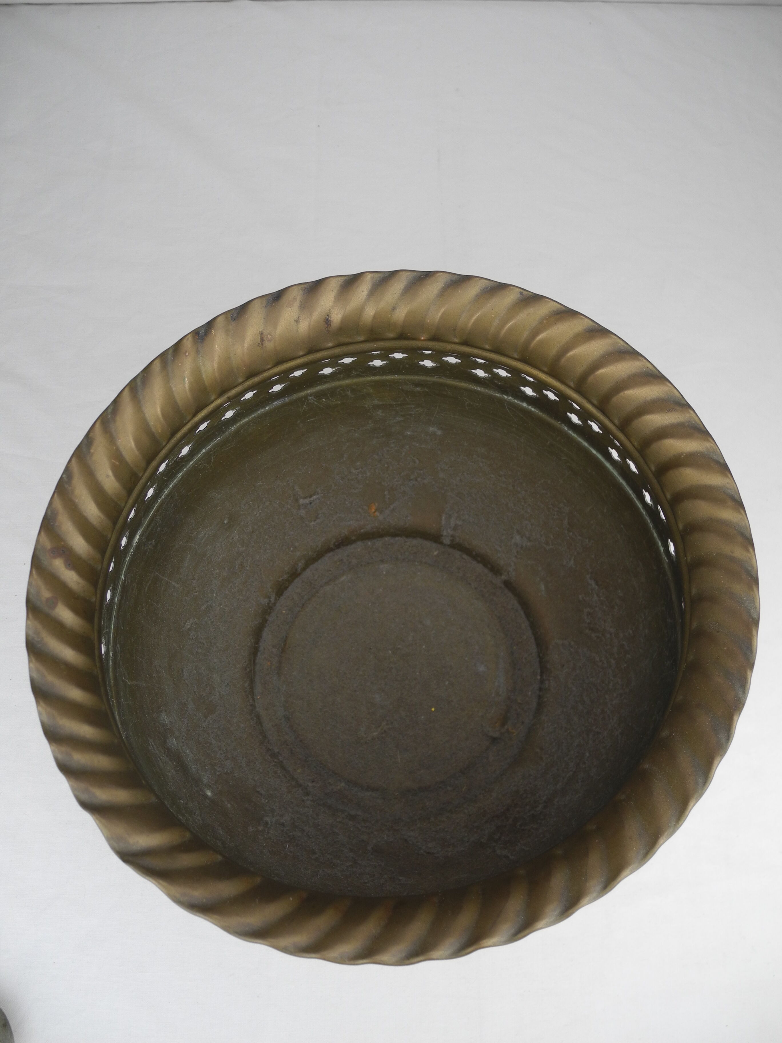 Brass flowerpot