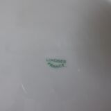 12 Plates pattern flowers in Limoges porcelain