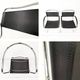 Pair Vintage Italian Cantilever Chairs Chrome Leather Armrests Bauhaus Style