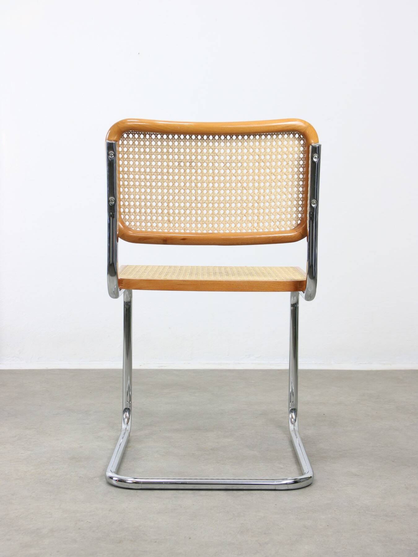 Ensemble de 2 chaises vintage B32 Cesca par Marcel Breuer, années 80.