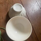 Ribbed old bowls.