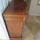 Curved showcase library carved wood 2 doors mahogany English style