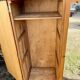 Armoire en chêne 3 portes miroir pieds compas