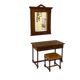 Spanish Style Oak Colonial Dressing Set, Set of 3