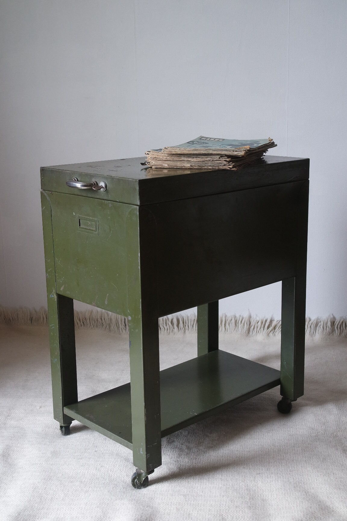 Vintage industrial roulette box