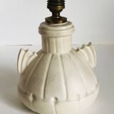 Art Deco lamp base in crackled ceramic