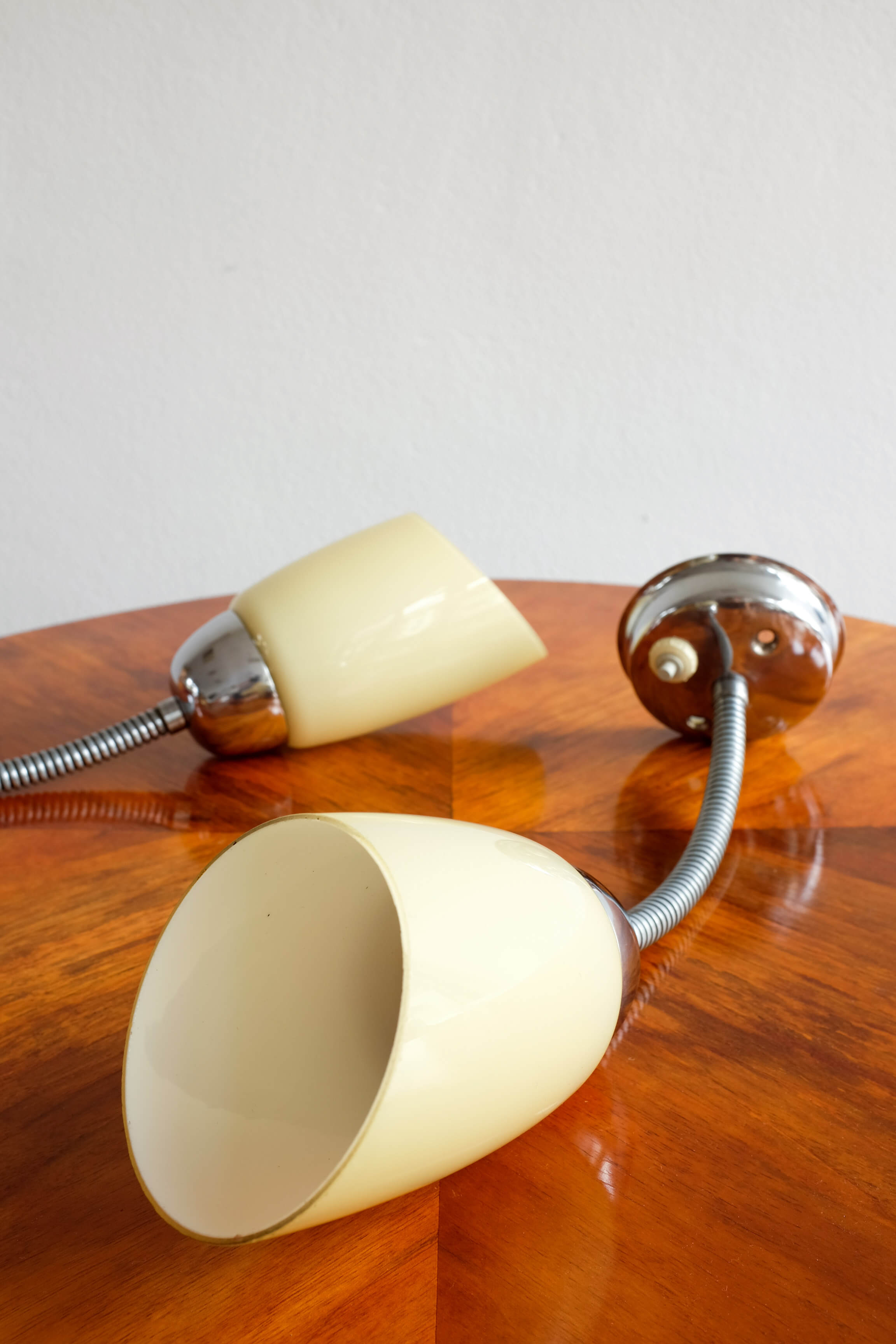 Set of 2 Czechoslovak wall lamps by Lidokov, 1960s