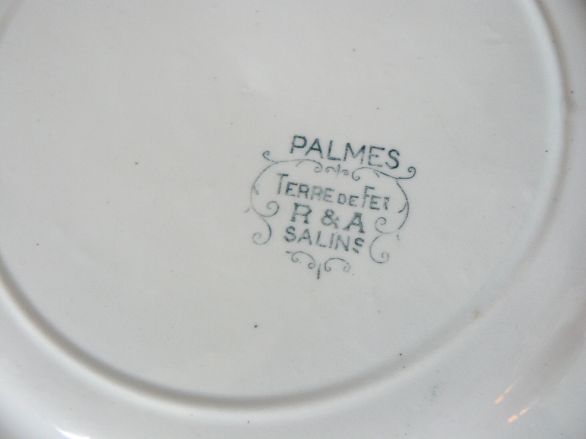 Lot of 4 plates Salins