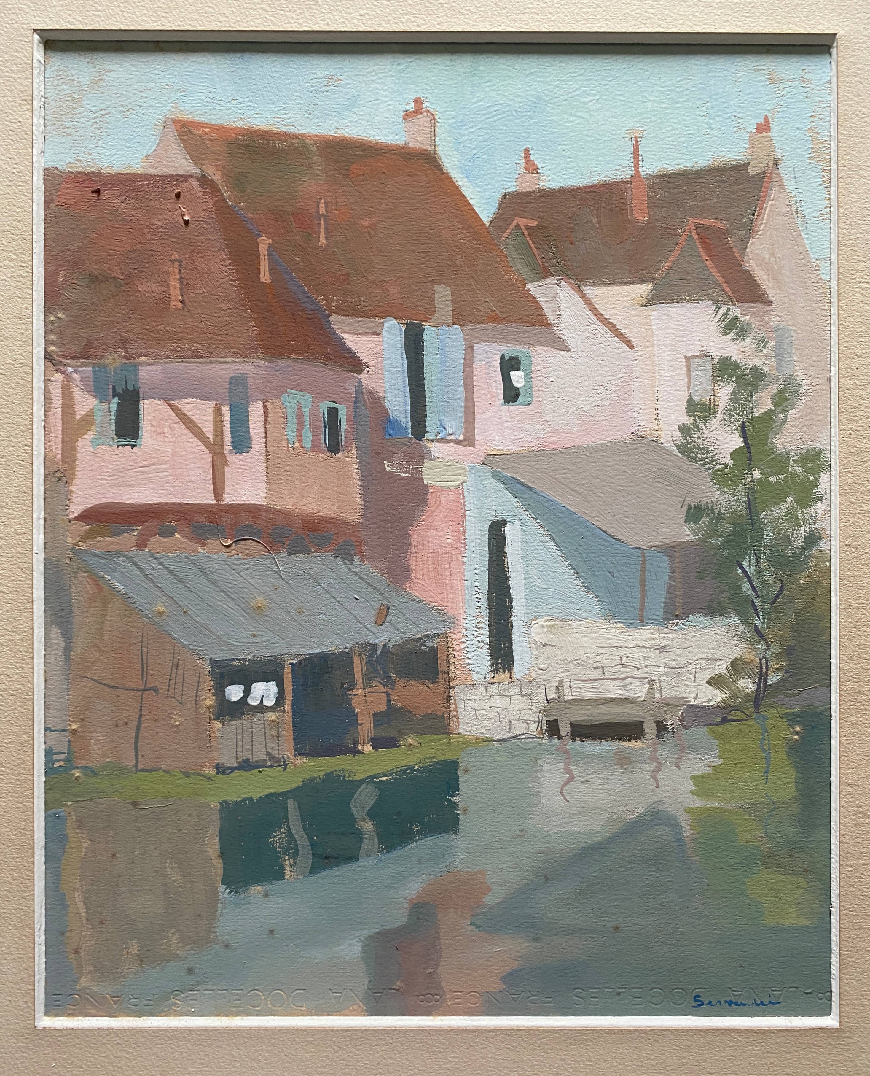 Painting made in gouache on docelles paper signed (to be deciphered) dating from the middle of the last century.