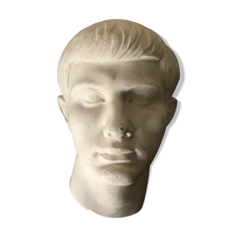 Masque d'atelier en plâtre début 20ème