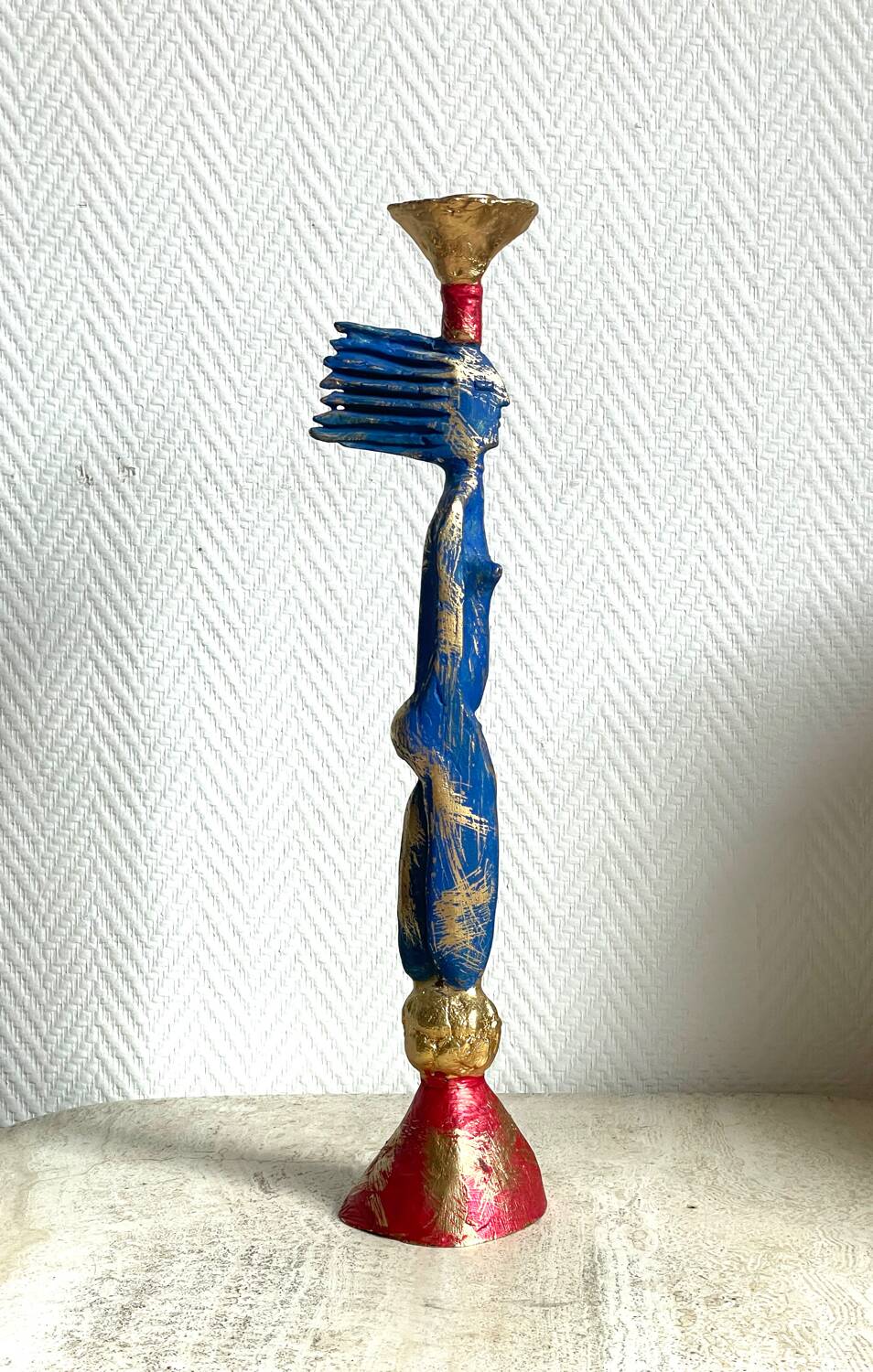 Candlestick by Pierre Casenove, fondica, 1990