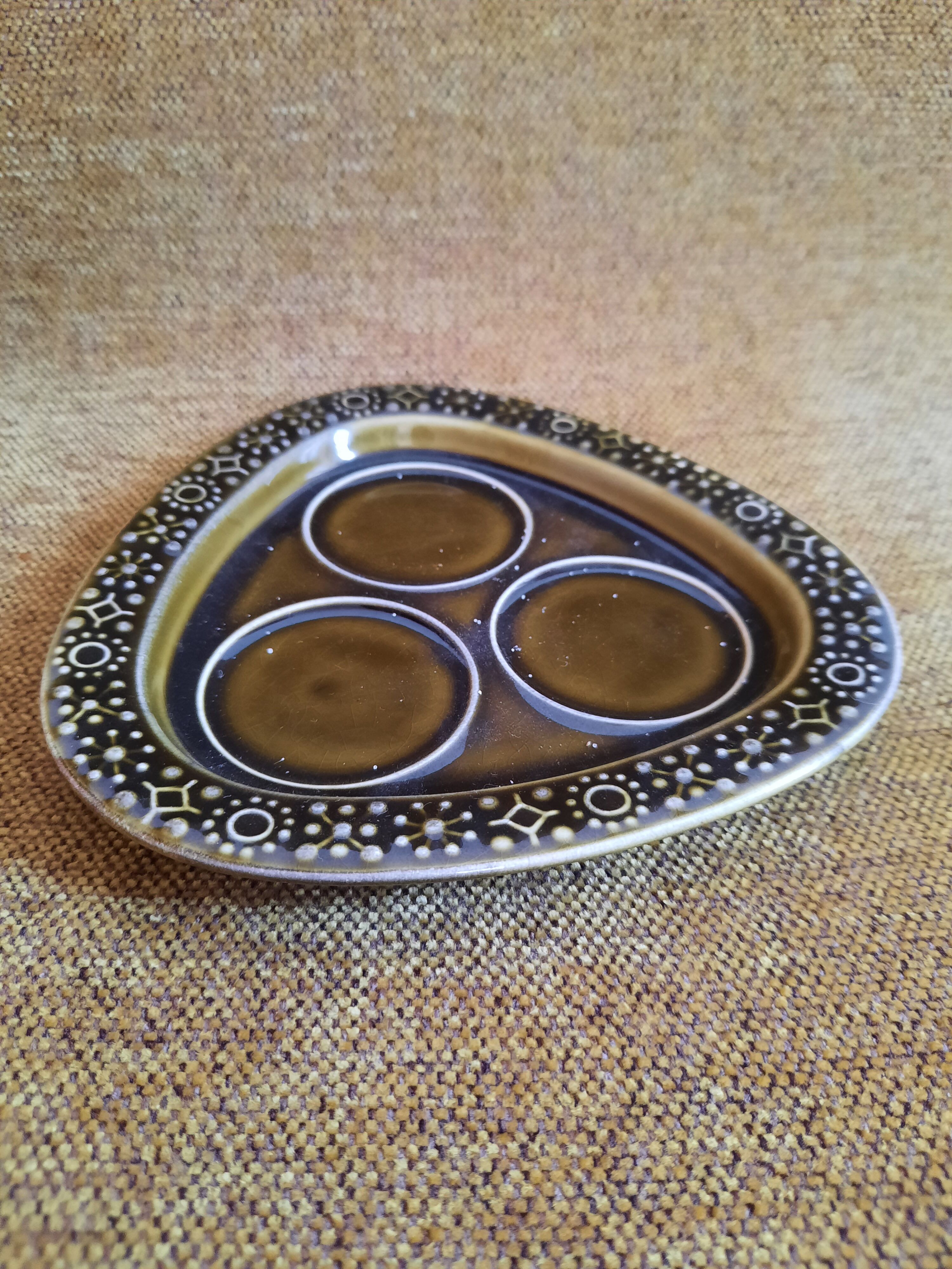 Vintage ceramic condiment set